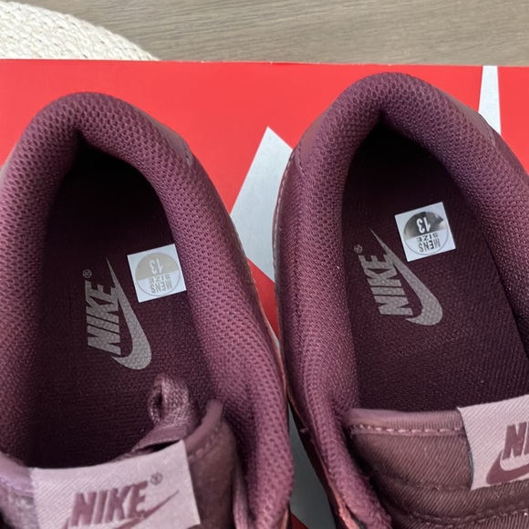 Nike Dunk Low Burgundy Crush Size 13 NIB - Picture 3 of 5